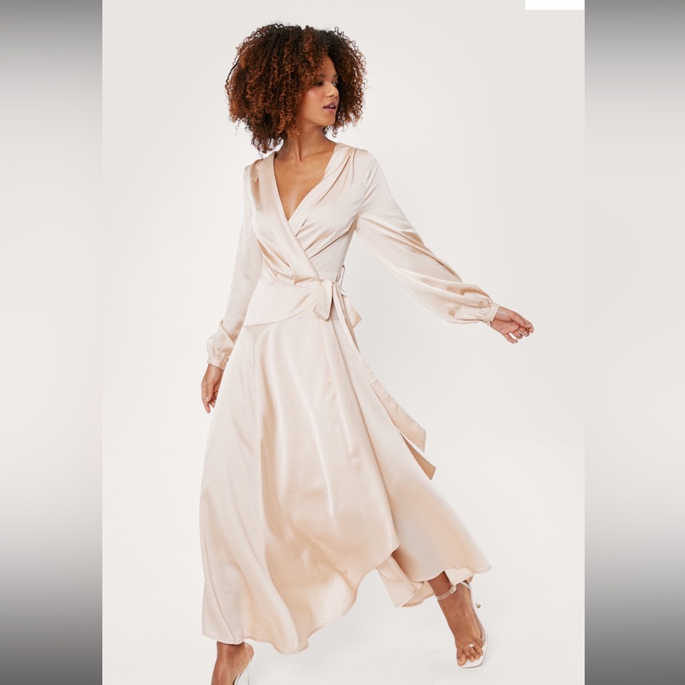 Nasty Gal Satin Dress